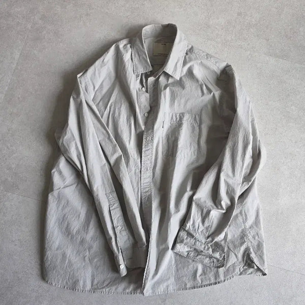 [BUNJANG] Pottery Comfort Shirt Silver Size 2 / 포터리 컴포트셔츠 실버 2