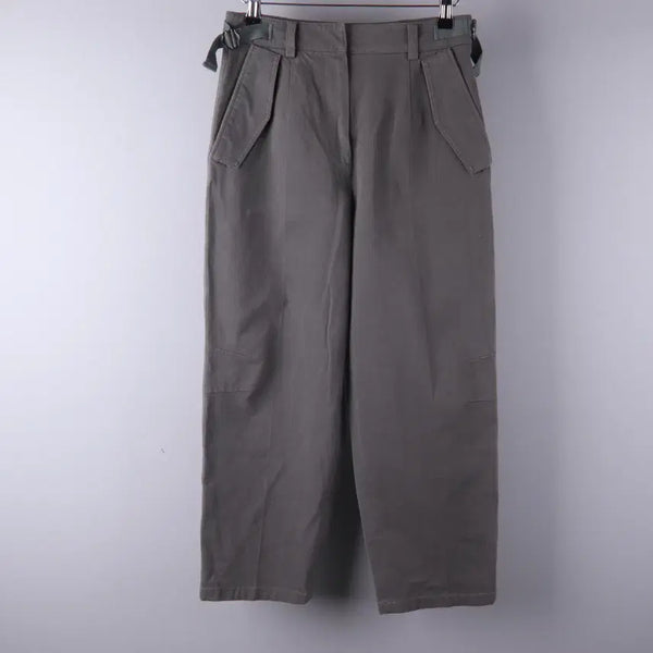 [BUNJANG] Atelier Vanessa Bruno Solid Cotton Blend Pants Grey (Size 36) / (여성) 아떼바네사브루노 단색 면혼방 팬츠 그레이 (36)