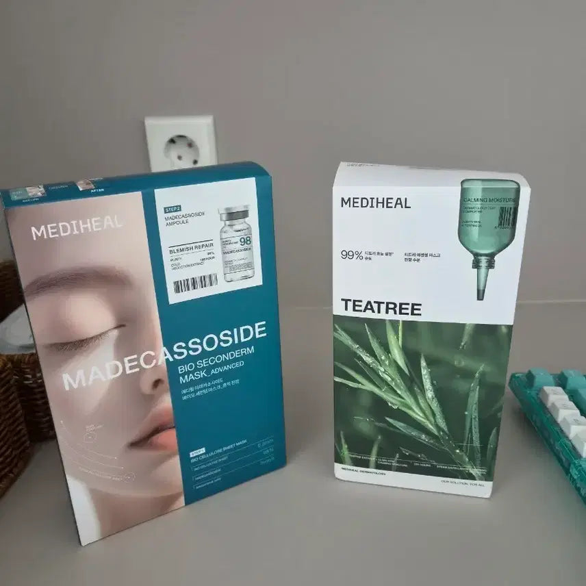 [BUNJANG] Mediheal Tea Tree & Madecassoside Sheet Mask Bundle / 당근99도 올리브영 메디힐 팩 17