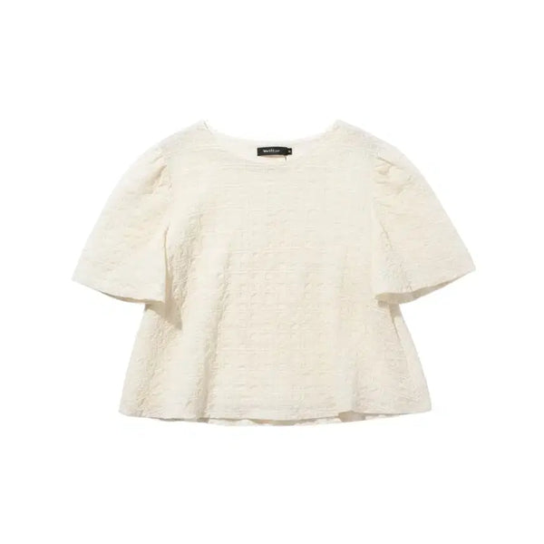 [BUNJANG] Women's Double J Check Pattern Blouse / 여성F/ 더블제이 체크패턴 블라우스IV 20-14