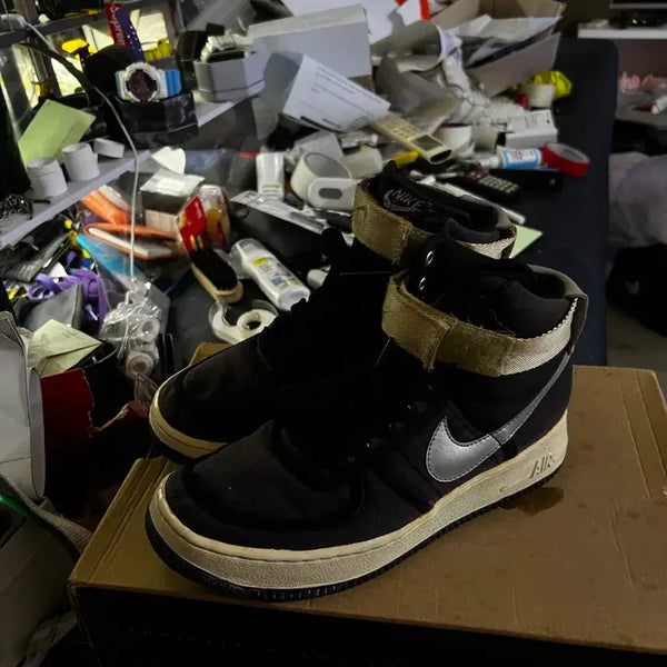 [BUNJANG] Nike Air Force 1 High '93 Canvas / 93 나이키 에어포스1 하이 검/은 cvs