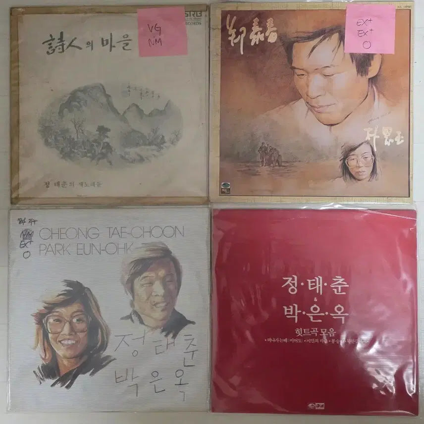 [BUNJANG] Jeong Tae Chun & Park Eun Ok LP Bundle Set / 정태춘 박은옥 엘피 초반 일괄판매.