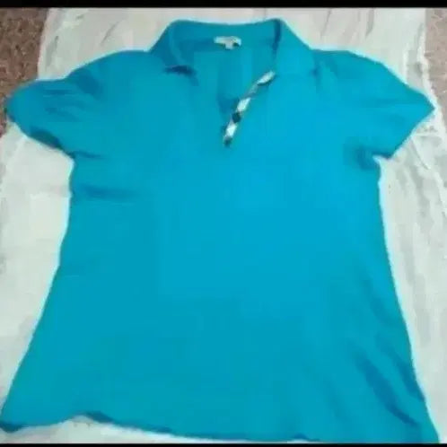[BUNJANG] Burberry Polo Shirt Blue / 버버리 카라티 블루