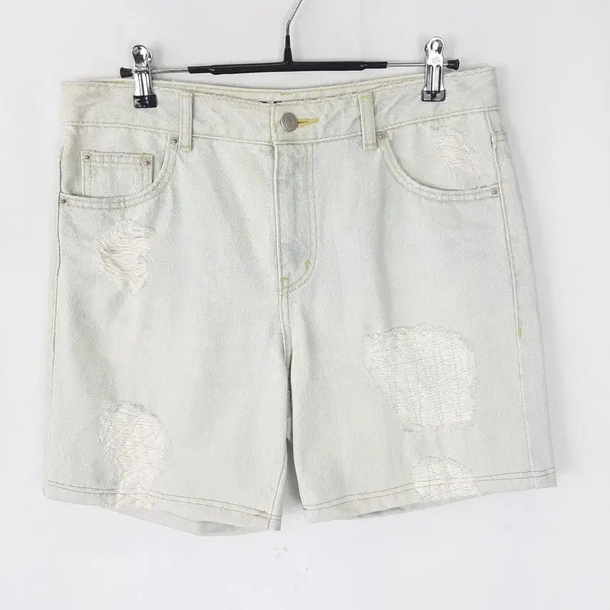[BUNJANG] SJYP Distressed Denim Shorts L / SJYP 찢청반바지L