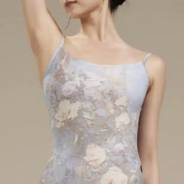 [BUNJANG] Eflora 5200 Camisole Leotard (XS, Blue) / 이플로라 발레 리오타드 5200(XS, 블루) eflora - 5200