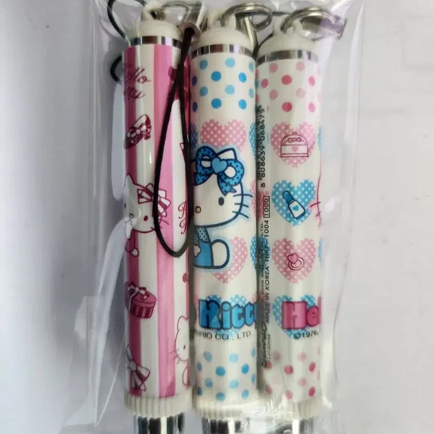 [BUNJANG] Sanrio Authentic Hello Kitty Mini Ballpoint Pen Set / [새제품] 산리오 정품 키티 미니볼펜