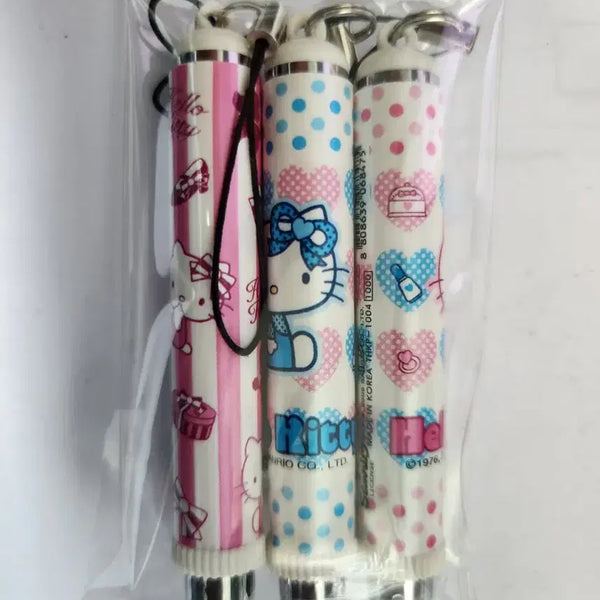 [BUNJANG] Sanrio Authentic Hello Kitty Mini Ballpoint Pen Set / [새제품] 산리오 정품 키티 미니볼펜