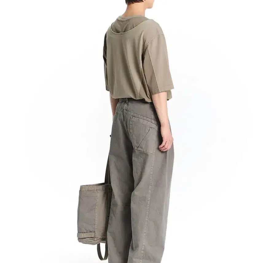 [BUNJANG] Symm Khaki Cotton Pants Size 1 / Symm 카키 1 사이즈 바지