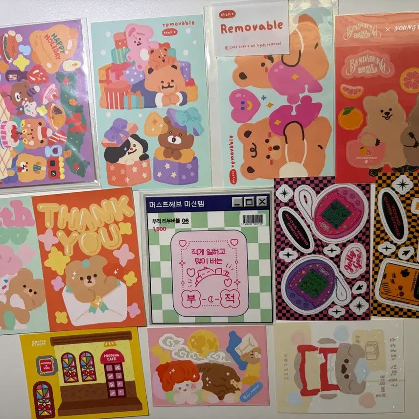 [BUNJANG] Assorted Deco Stickers Bundle / (새상품) 다꾸 스티커 일괄