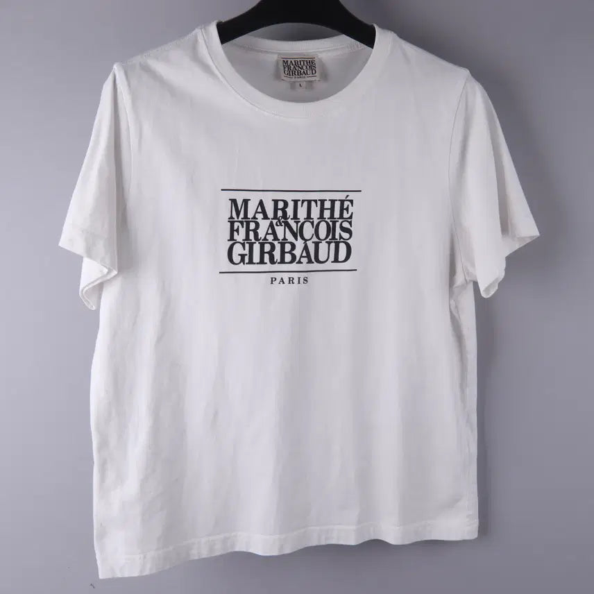 [BUNJANG] Marithe Classic Logo T-Shirt (Short Sleeve) - Size L / (여성) 마리떼 여성 클래식 로고 티셔츠(반팔) (L)