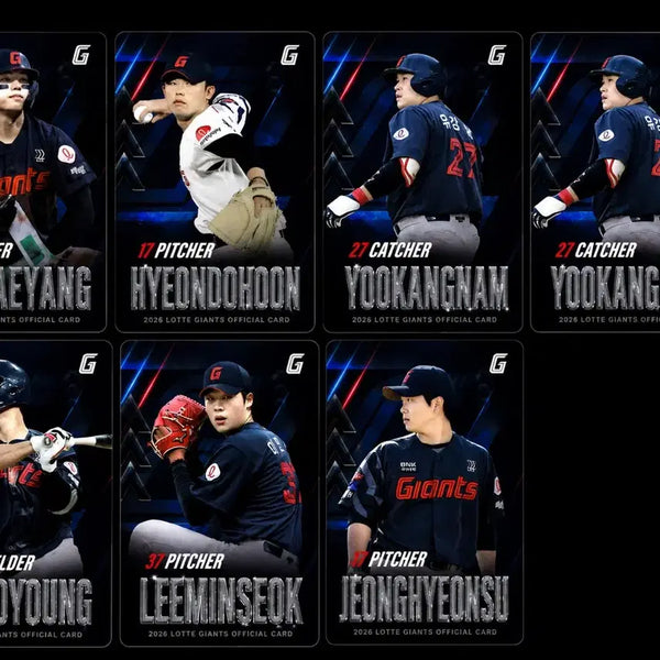 [BUNJANG] Lotte Giants January 2nd Photocard Bundle Set / 롯데자이언츠 1월 2차 포토카드(일괄양도)