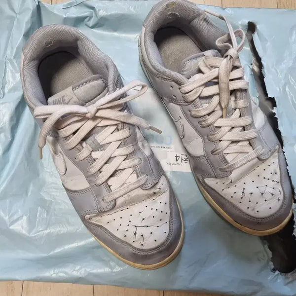 [BUNJANG] Nike Dunk Wolf Grey Sneakers / 나이키 덩크 울프그레이 250