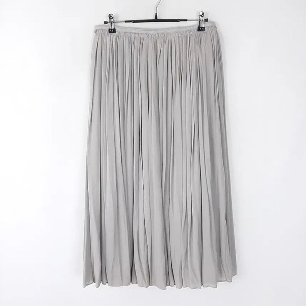 [BUNJANG] DKNY Pleated Silk Skirt / DKNY 플리츠 실크 스커트P