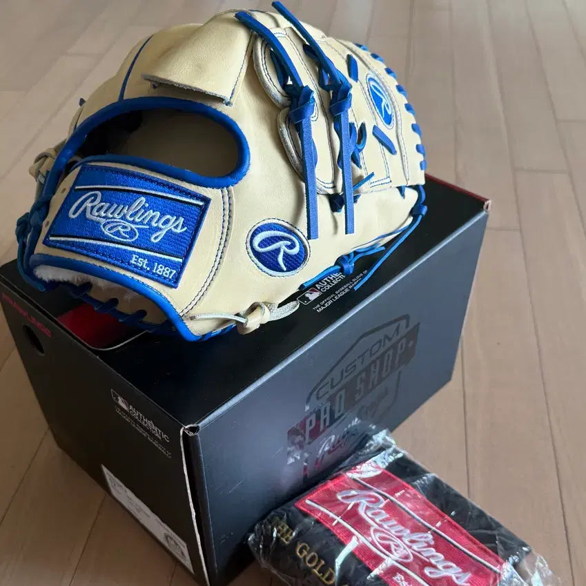 [BUNJANG] Rawlings Pro Preferred Pitcher's Glove Camel Blue RA257 / 롤링스 프로프리퍼드 투수글러브 카멜블루 RA257 샵오더 새상품