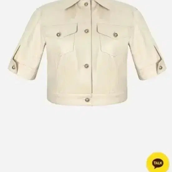 [BUNJANG] TheLorang Seulle Stitch Jacket Vanilla Coating Lemon Butter Color / 더로랑 설레 스티치 자켓 바닐라 코팅 레몬버터컬러