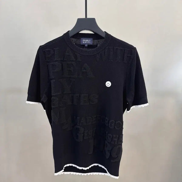 [BUNJANG] Pearly Gates Women's Knit Short Sleeve Top / #파리게이츠 #PEARLY GATES #여성골프웨어