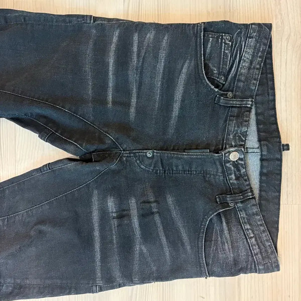 [BUNJANG] DSQUARED2 Double Zipper Black Jeans / DSQUARED2 더블 지퍼 블랙진