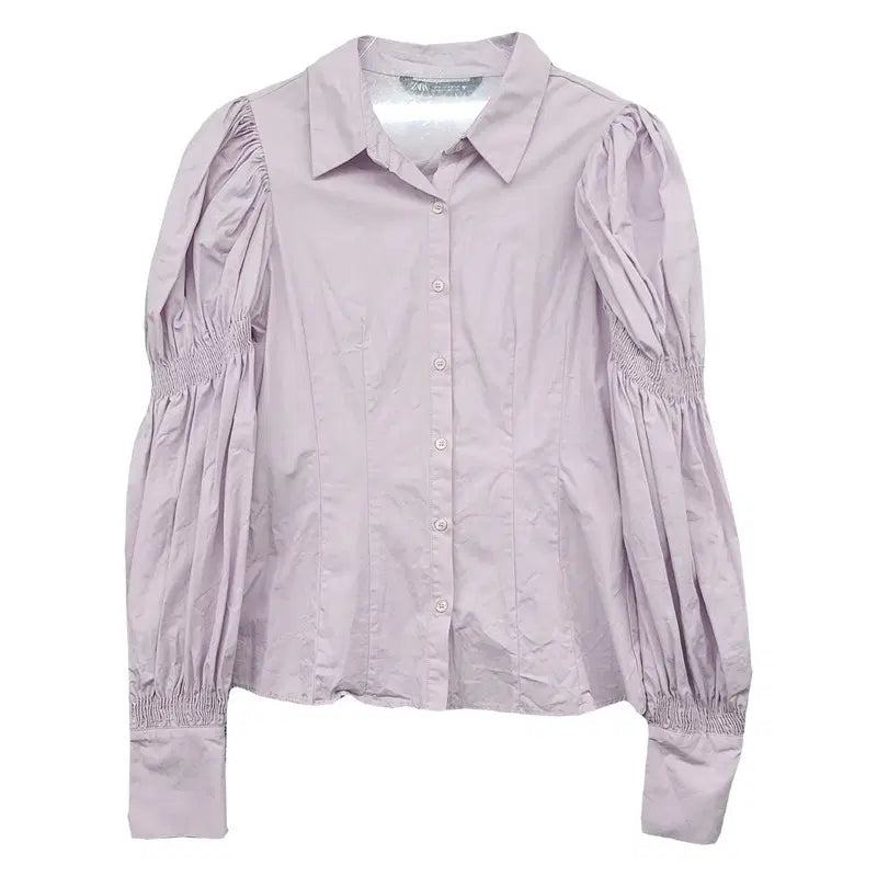 [BUNJANG] Zara Light Purple Blouse (M) / 자라 라이트 퍼플 블라우스 M