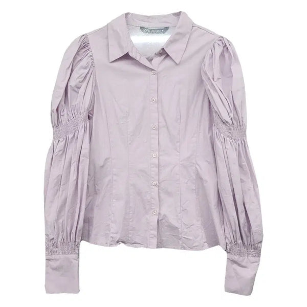 [BUNJANG] Zara Light Purple Blouse (M) / 자라 라이트 퍼플 블라우스 M