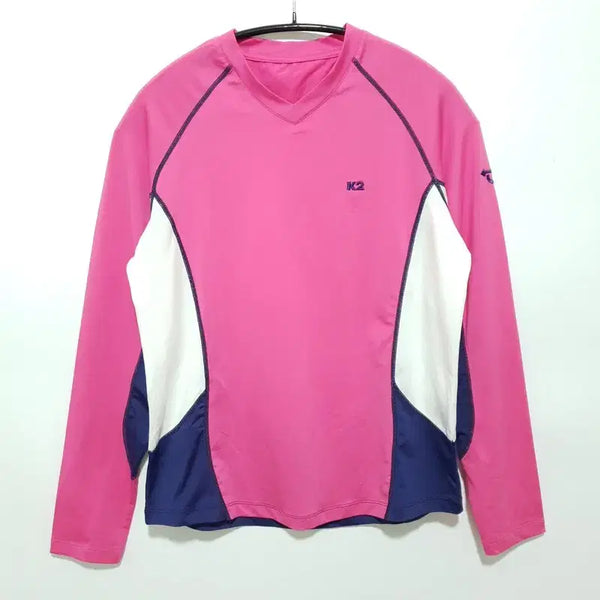 [BUNJANG] K2 Women's Functional V-Neck Long Sleeve Shirt / K2 여성 기능성 브이넥 긴팔 95