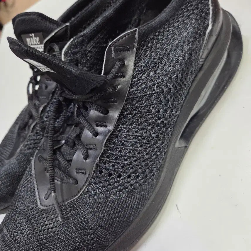 [BUNJANG] Nike Flyknit Black Running Shoes 280 / 나이키 플라이니트 검정색 운동화280