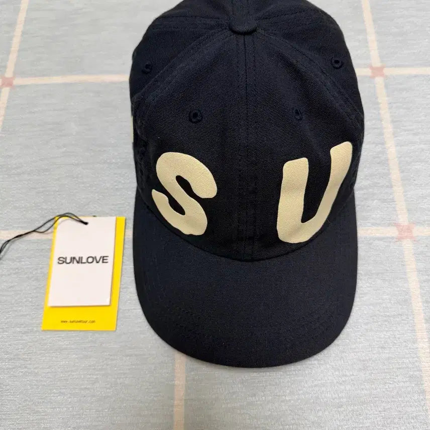 [BUNJANG] Sunlove Navy Ball Cap / 썬러브볼캡 네이비