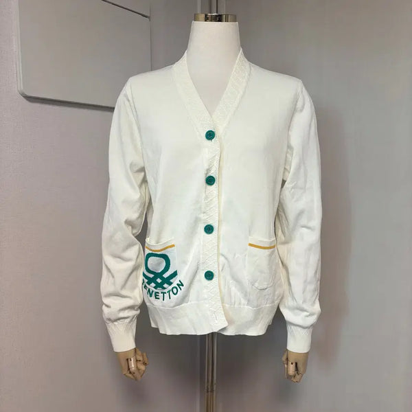[BUNJANG] Benetton Rayon Blend Cardigan / 25년 베네통 레이온 혼방 가디건