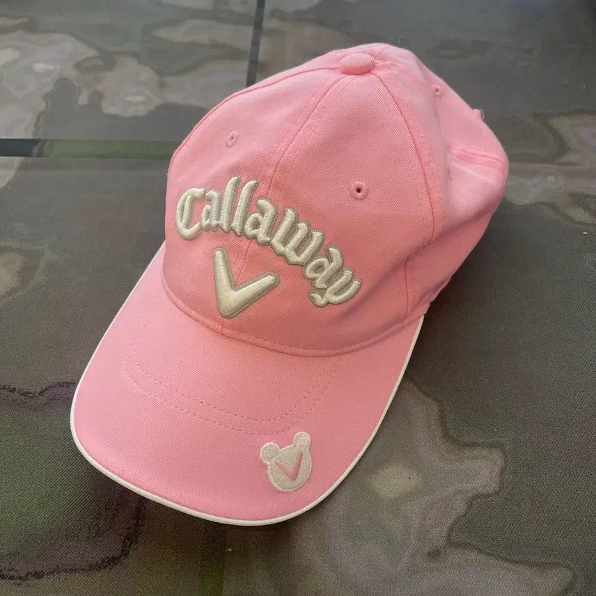 [BUNJANG] Callaway Pink 3D Embroidery Golf Ball Cap / 캘러웨이 CALLAWAY 핑크 3D 자수 골프 볼캡