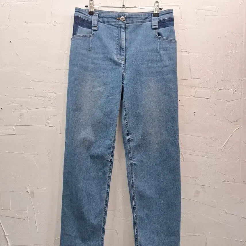 [BUNJANG] LATT Light Wash Denim Pants Size 67 / 한섬 LATT 연청 데님 팬츠 67