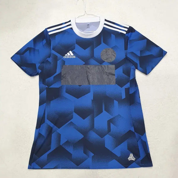 [BUNJANG] Adidas Football Pattern Functional Short Sleeve T-Shirt / 아디다스 풋볼 패턴 기능성 반팔티 90