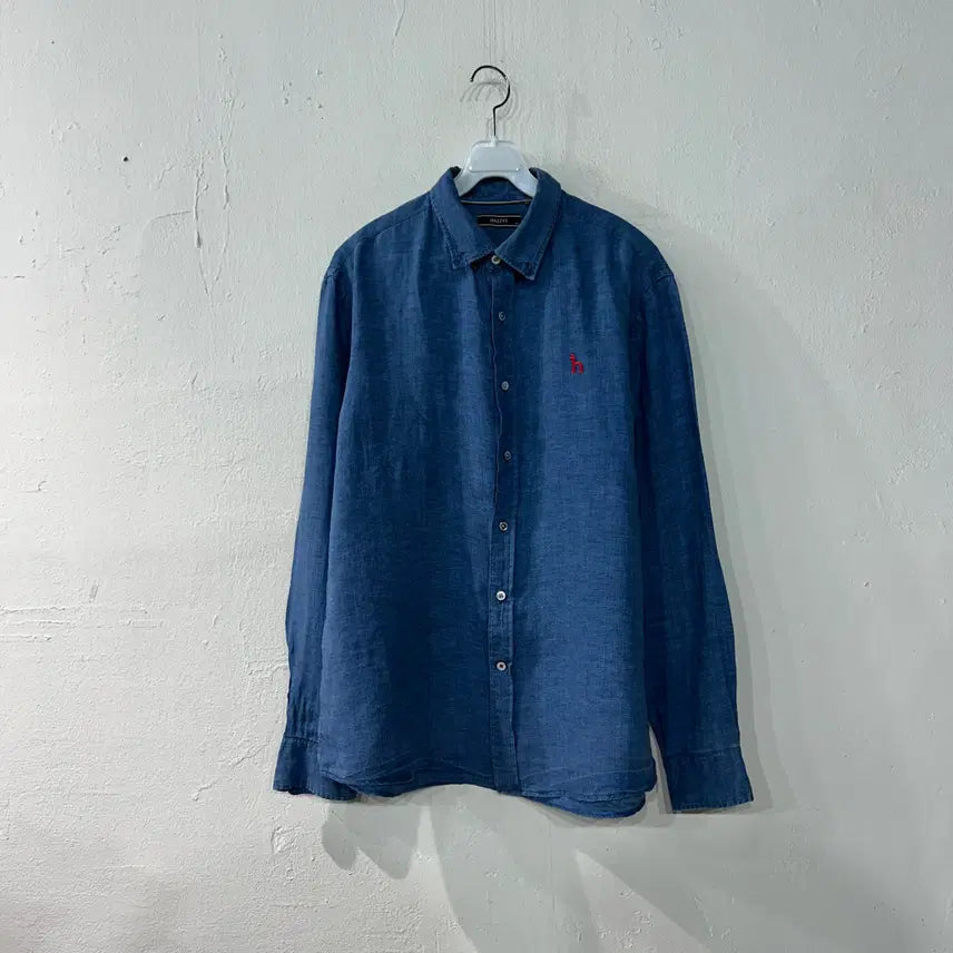 [BUNJANG] Hazzys Linen Shirt 105 / 헤지스 린넨 셔츠 105