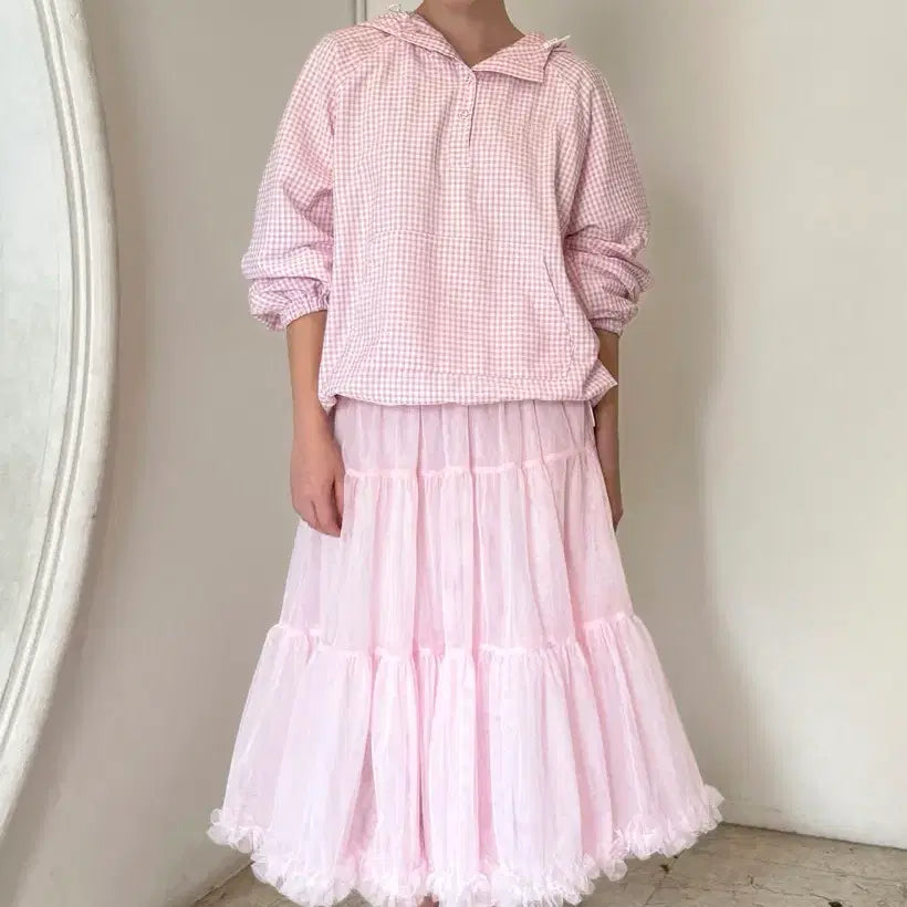[BUNJANG] Sino Tute Midi Skirt (Pink) / 시눈 Tute Midi Skirt(Pink) 튜튜스커트