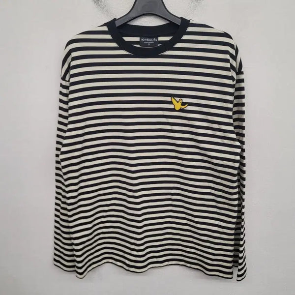 [BUNJANG] Mark Gonzales Stripe Long Sleeve T-Shirt / [100/L] 마크곤잘레스 스트라이프 긴팔티 롱슬리브