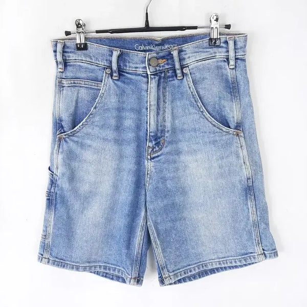 [BUNJANG] Calvin Klein Blue Denim Shorts Size 25 / 캘빈클라인 청반바지25