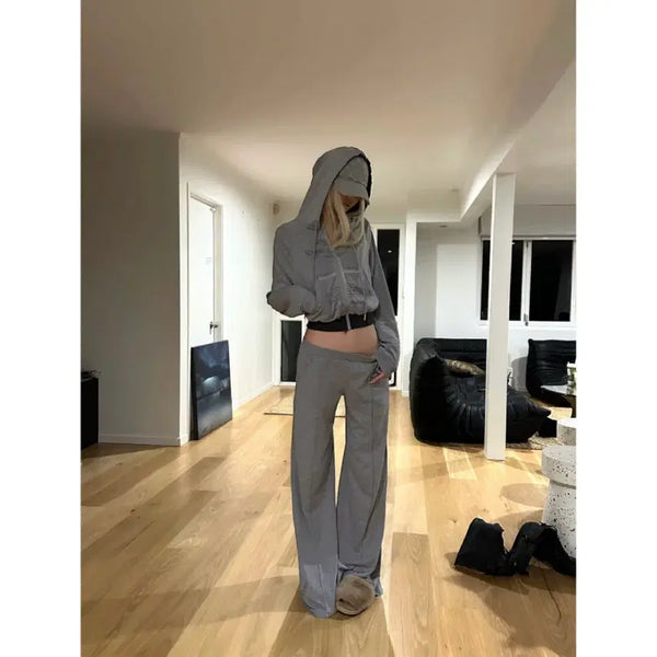 [BUNJANG] RASE LE SOL Silent Time Sweatpants (Grey) / RASE LE SOL 팬츠 바지 Silent Time 그레이 스웨츠팬츠 추리닝바지