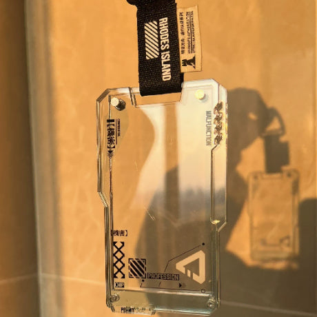 [BUNJANG] Arknights Pass Case Transparent Sky Gradient / 명일방주 통행증 케이스 투명 하늘