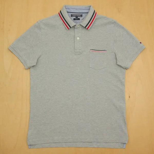 [BUNJANG] Tommy Hilfiger Short Sleeve Polo Shirt / 타미힐피거 반팔 카라티 100 T-2506