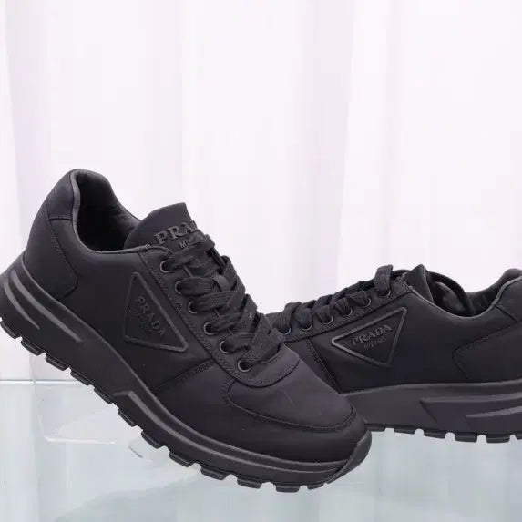 [BUNJANG] Prada Triangolo Logo Sneakers / 프라다 미사용 새상품 삼각로고 스니커즈 4E3576 사이즈5