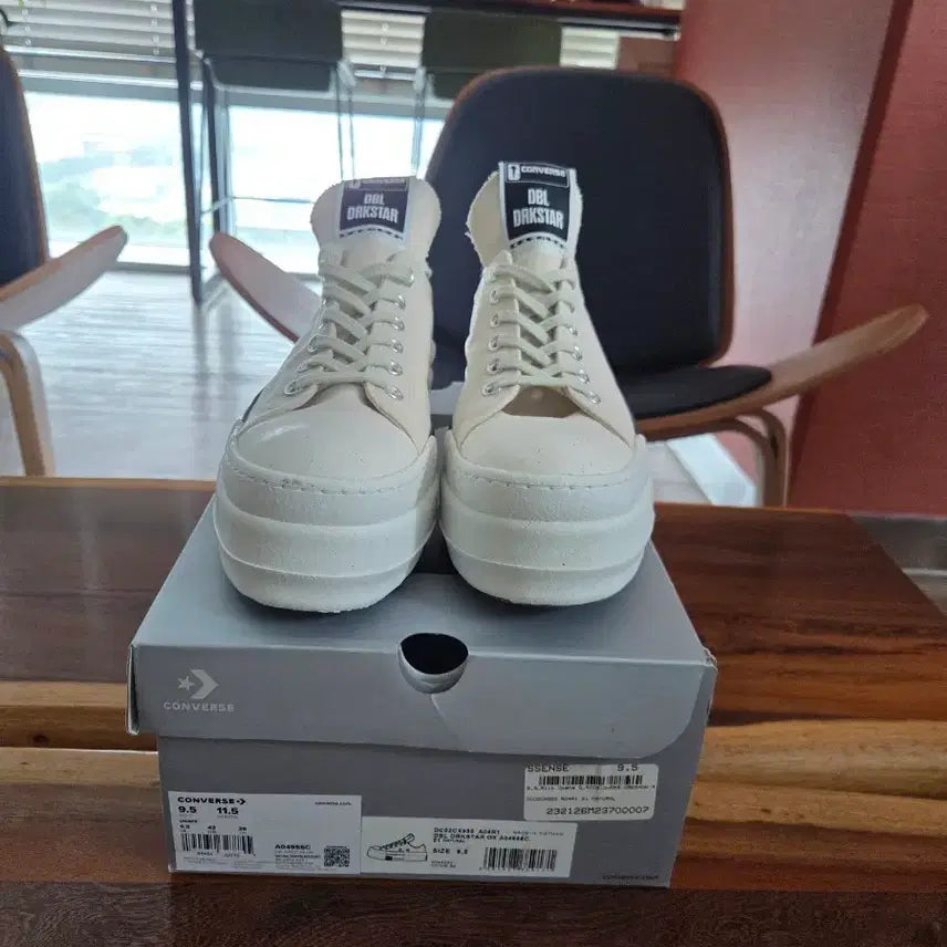 [BUNJANG] Converse x Darkshadow Darkstar Chuck 70 Low White Sneakers / [새상품] 컨버스 x 다크쉐도우 다크스타 척 70 로우 화이트