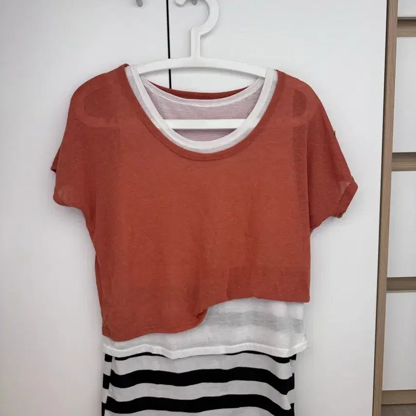 [BUNJANG] Japanese Layered Mini Dress / 일본 레이어드 미니 원피스