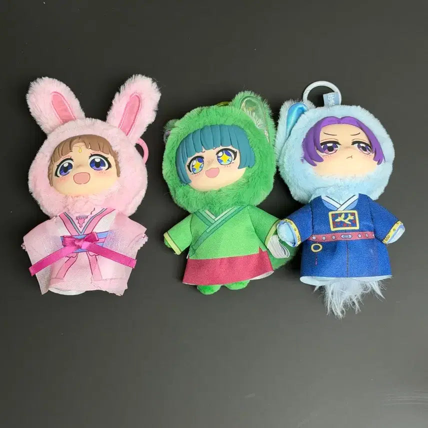 [BUNJANG] The Apothecary Diaries Character Doll Keyring Set (3 Types) / 약사의 혼잣말 인형 키링 3종 세트