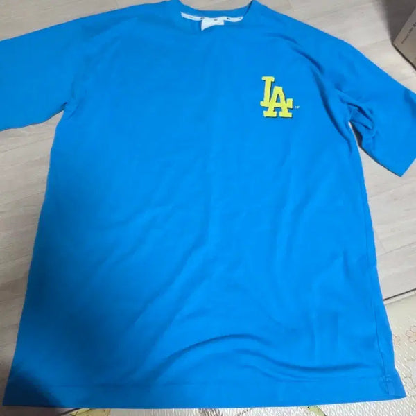 [BUNJANG] LA Dodgers Short Sleeve T-Shirt Blue / LA다저스 반팔 티셔츠 블루