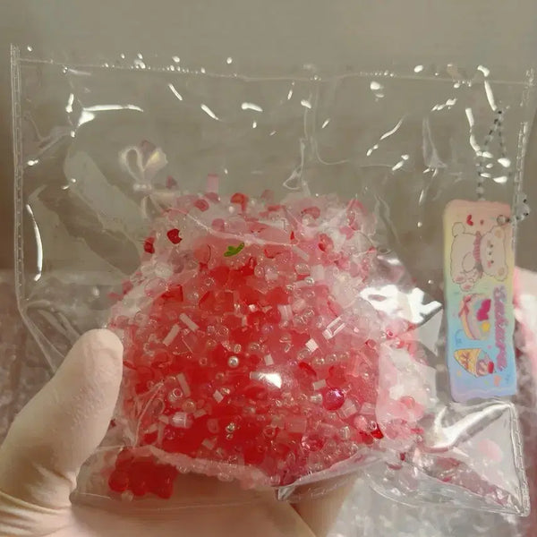 [BUNJANG] Sakura Beaded Chewy Charm / 사쿠라 비즈수제말랑이