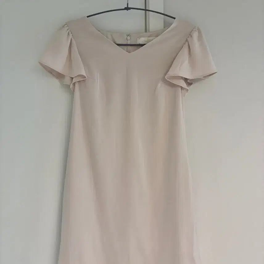 [BUNJANG] Michelle Macaron One-Piece Dress Pink Beige / 종이택O)미셸마카롱 원피스 일브 스나계 빈티지