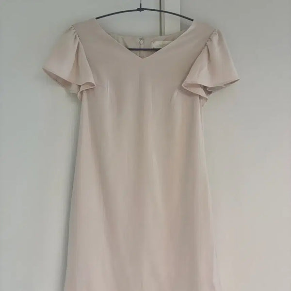 [BUNJANG] Michelle Macaron One-Piece Dress Pink Beige / 종이택O)미셸마카롱 원피스 일브 스나계 빈티지