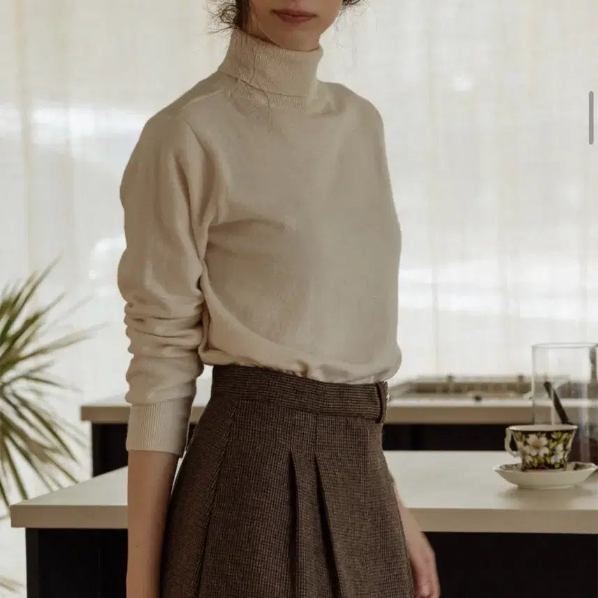 [BUNJANG] Tilldaidi Cashmere Knit Ivory / 비닐포장그대로새것)틸아이다이 캐시미어 니트 아이보리