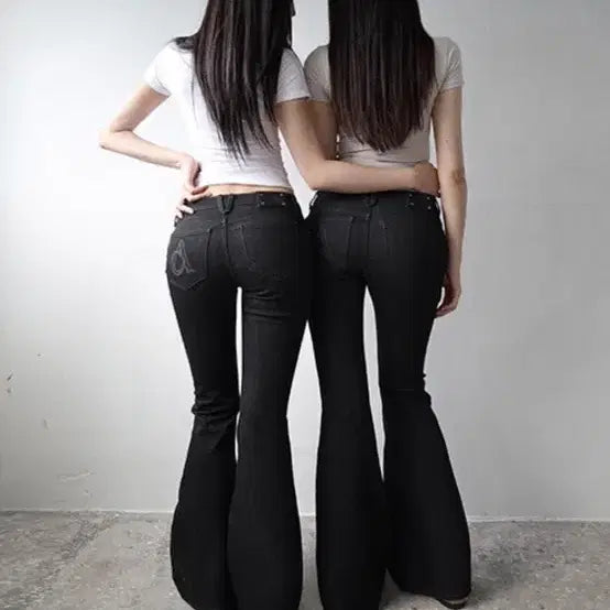 [BUNJANG] Clatta Made Black Flare Denim Pants (Size M) / 클라따 black flare denim M 메이드 새상품
