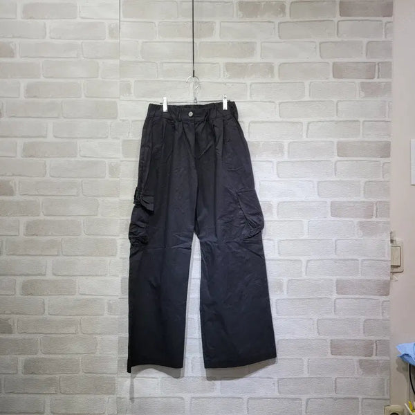 [BUNJANG] Black Cargo Pants / ㅎ994 블랙 카고바지 F