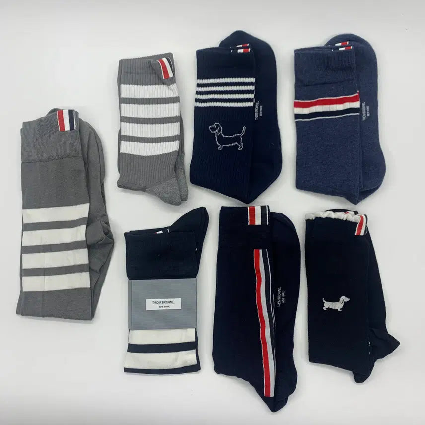 [BUNJANG] Thom Browne 7-Set Socks / 267002597 톰브라운 양말 7SET