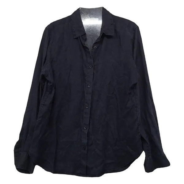 [BUNJANG] Uniqlo Casual Navy Shirt S / 유니클로 캐주얼 네이비 셔츠 S